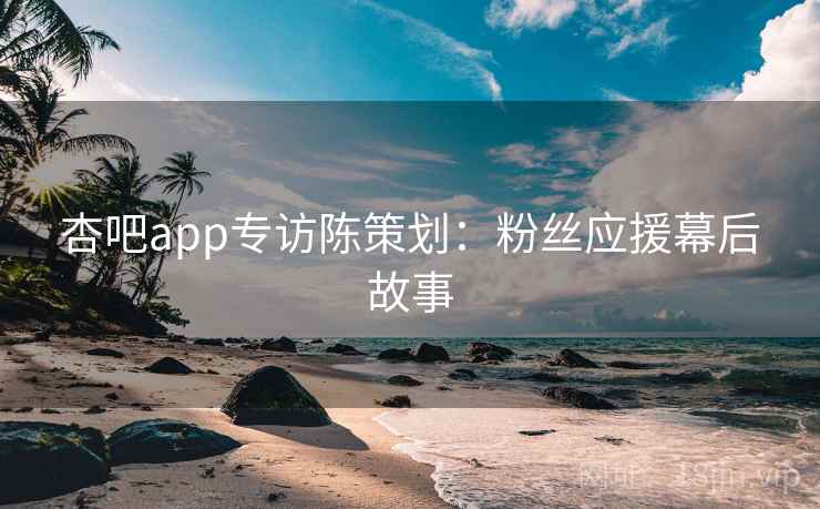 杏吧app专访陈策划：粉丝应援幕后故事